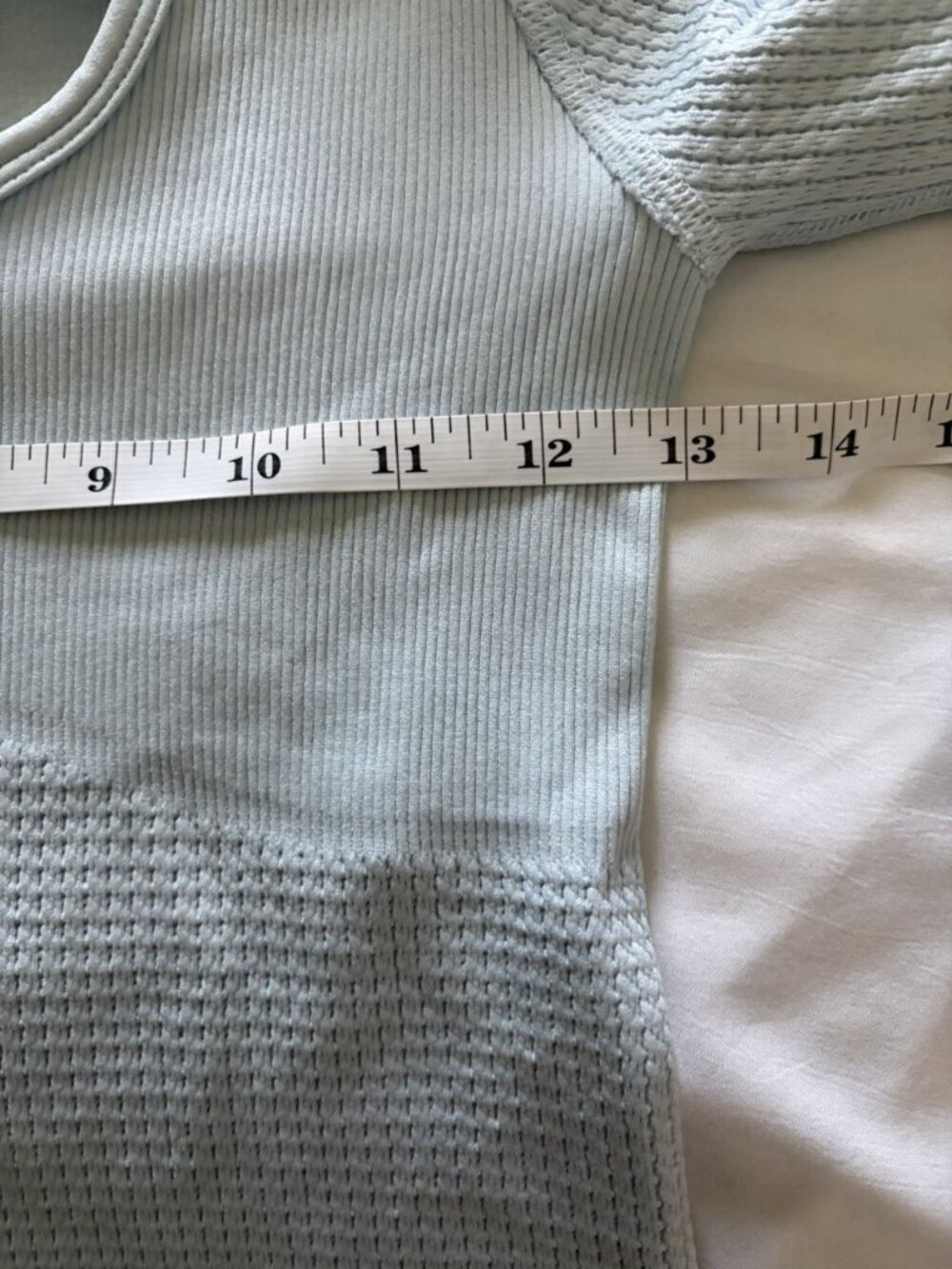 Free People Long Sleeve Bali Out Artic Snow Crop Top Size XS/S New - Picture 5 of 6